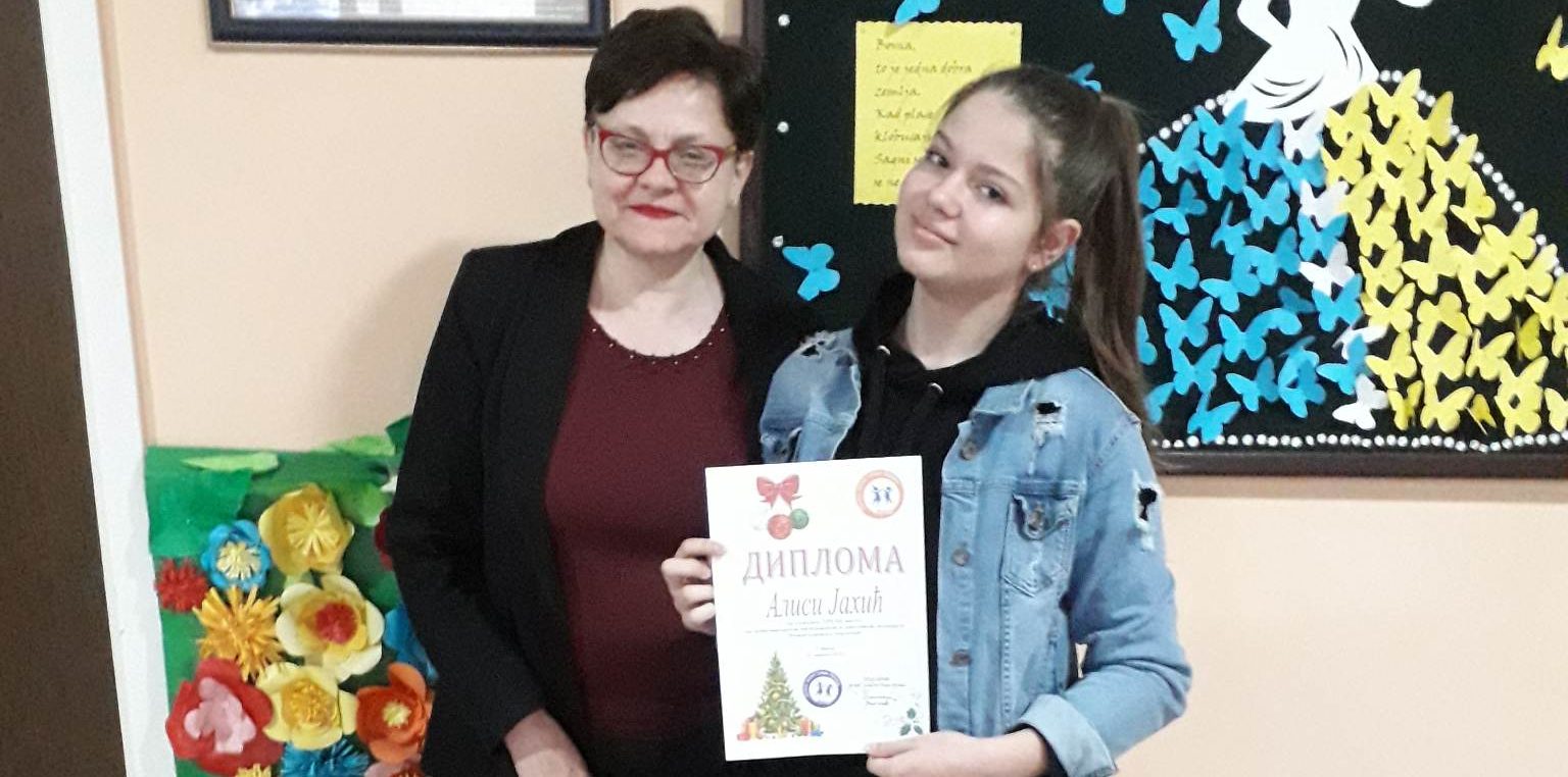 Jahić Alisa osvojila treće mjesto na međunarodnom literarnom konkursu